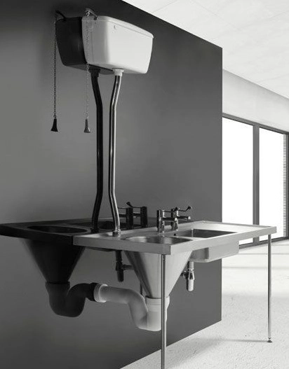 Clinical sluice sink