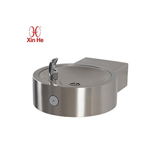 Wall mounted 304/316 stainless steel outdoor water fountain for public use, laundry sink, and utility washing area