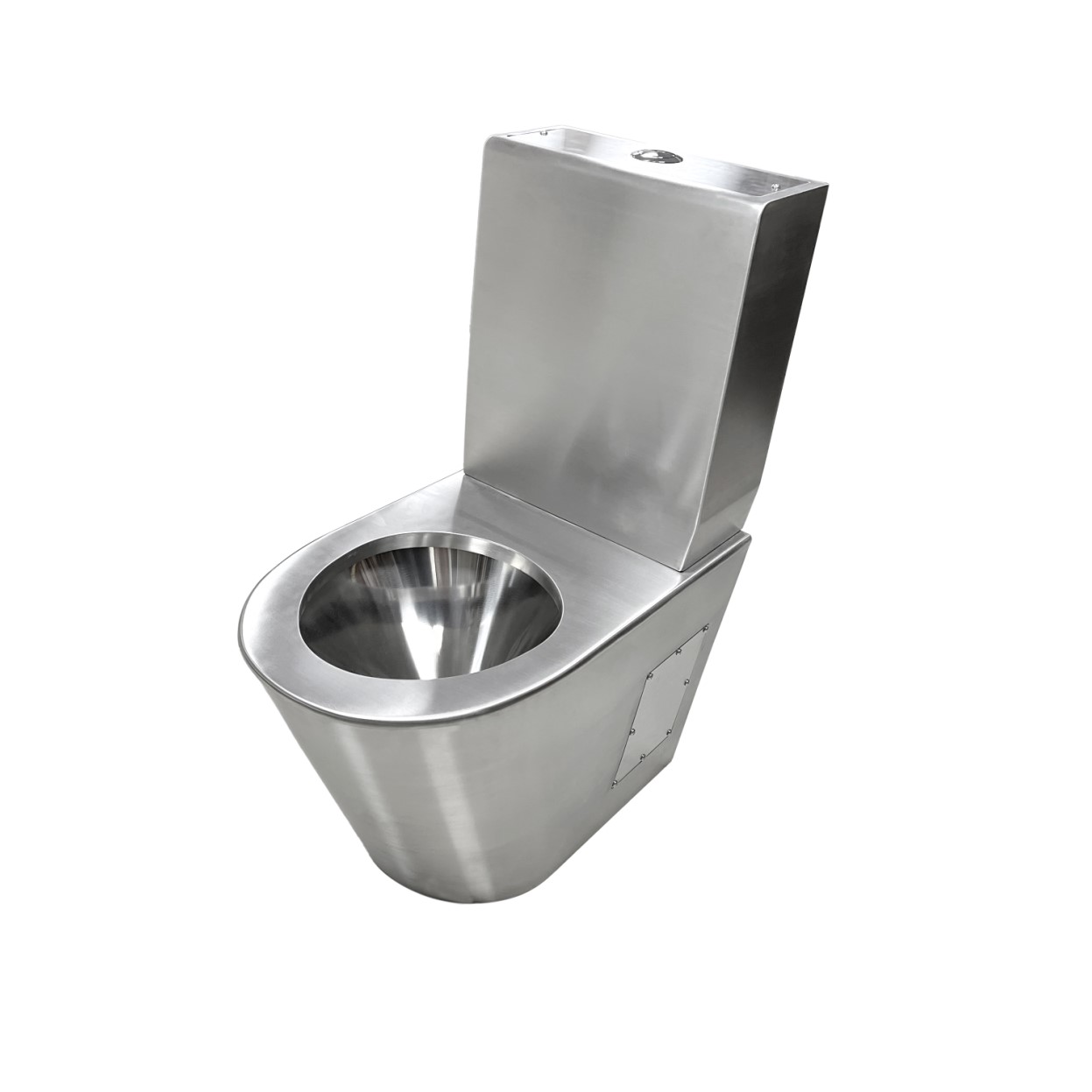 Anti-ligature stainless steel fixtures designed for high-security behavioral health restrooms