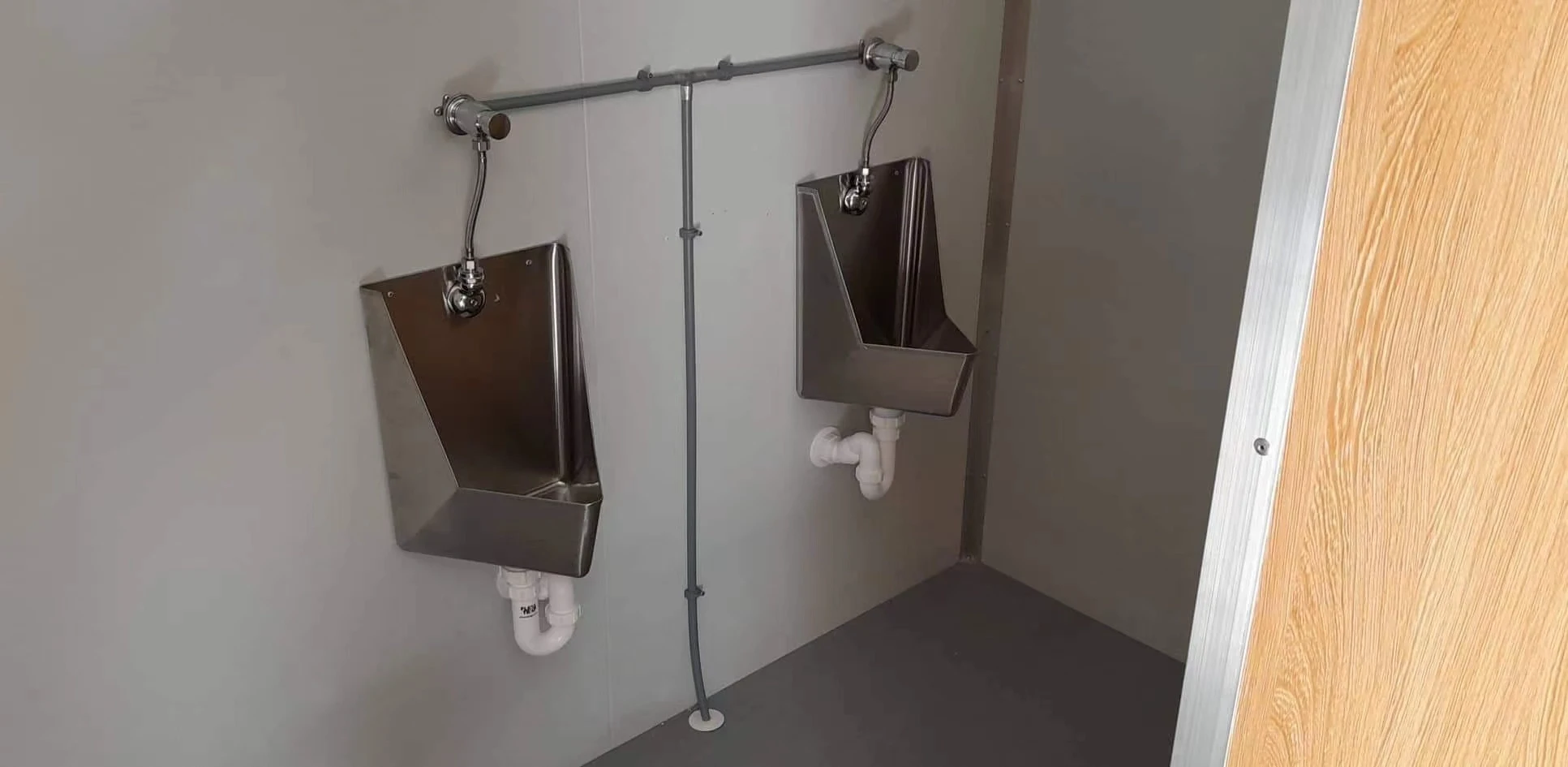 Stainless steel wall urinal
