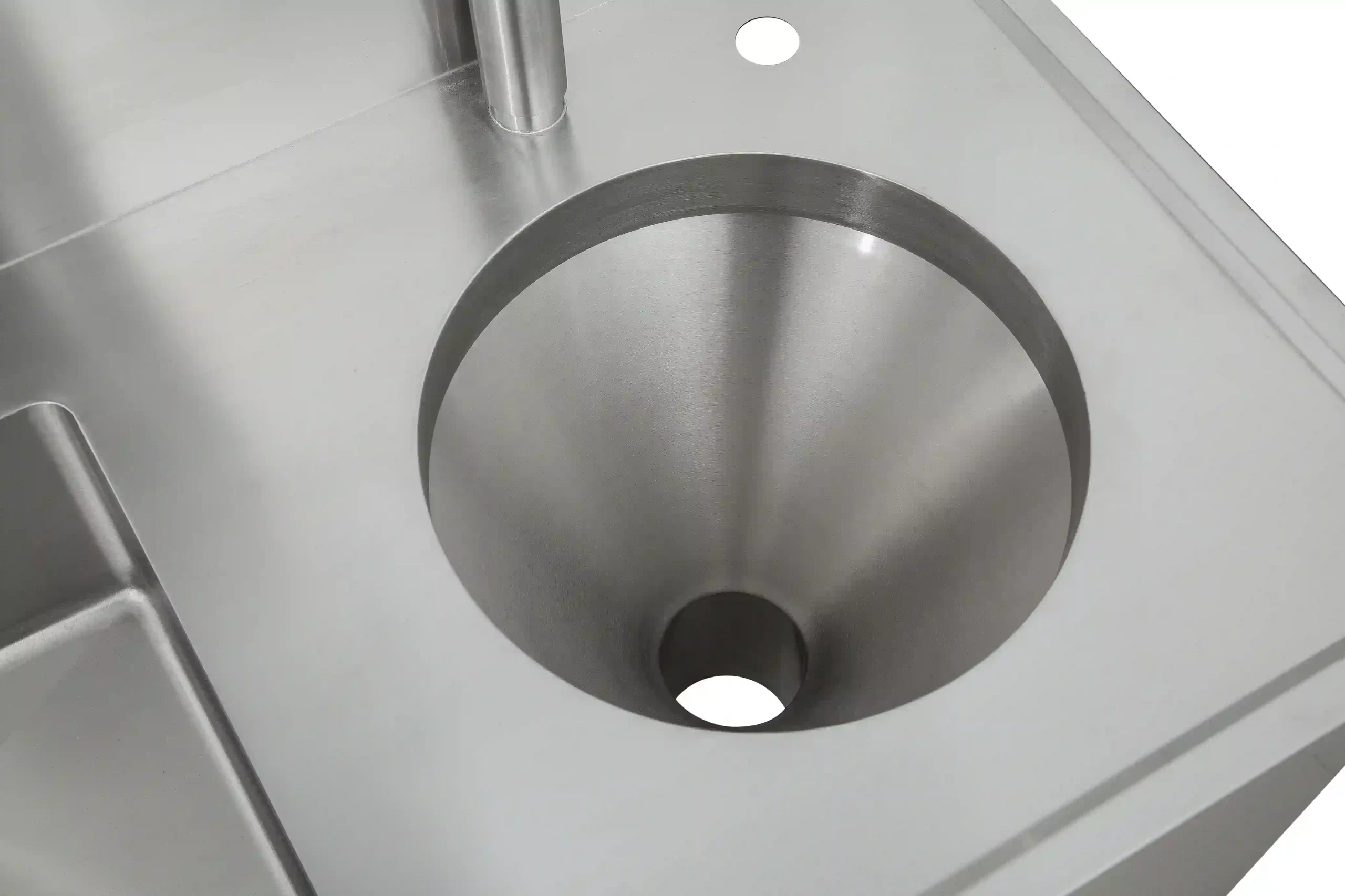 Medical sluice sink stainless steel basin