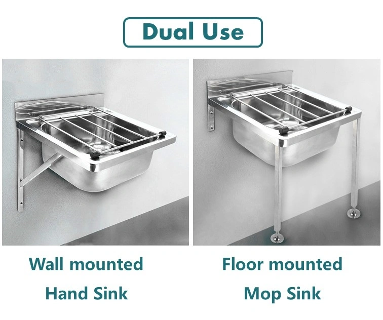 Floor mounted utility sink