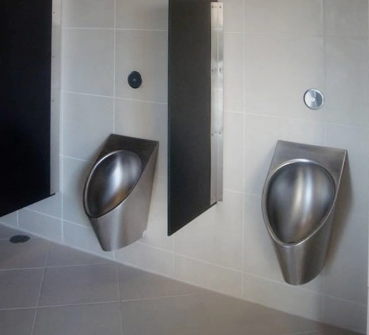 Xinhe customized stainless steel wall mounted urinal for male toilets