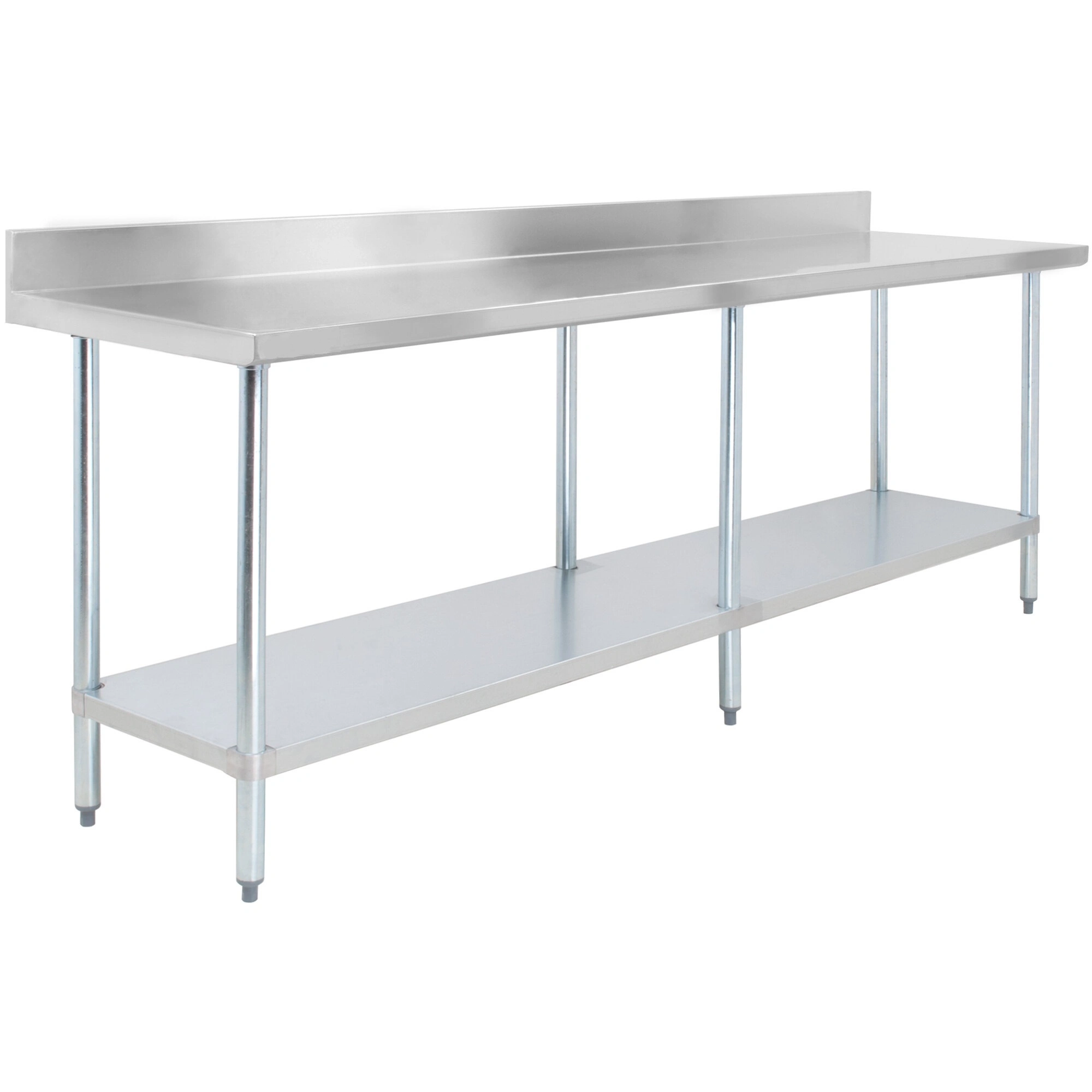 96 inch stainless steel commercial kitchen worktable