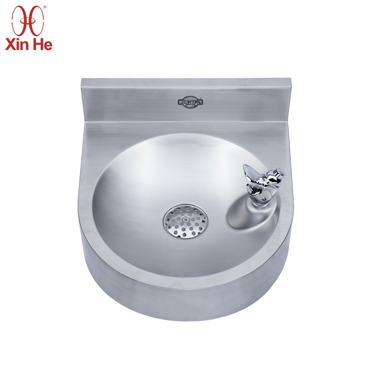 Durable wall-mounted fountain ideal for laundry sinks, utility rooms, and indoor wash areas