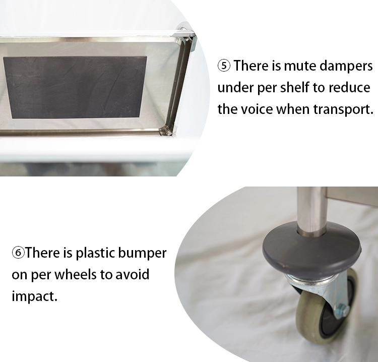 Industrial shelf mute damper wheels