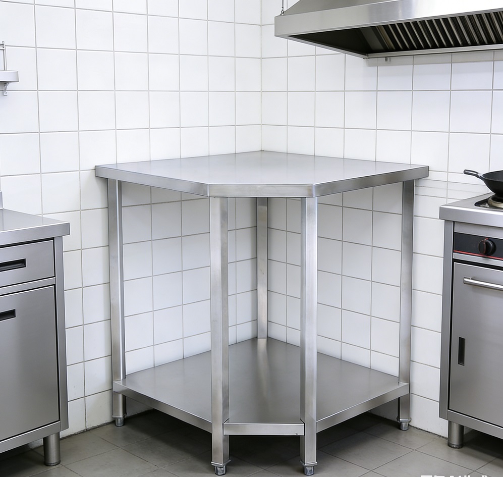 stainless steel Corner Table