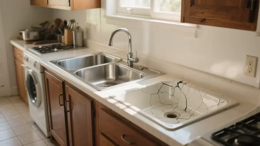 Affordable stainless steel sink offers high durability and multi-purpose functionality for modern households