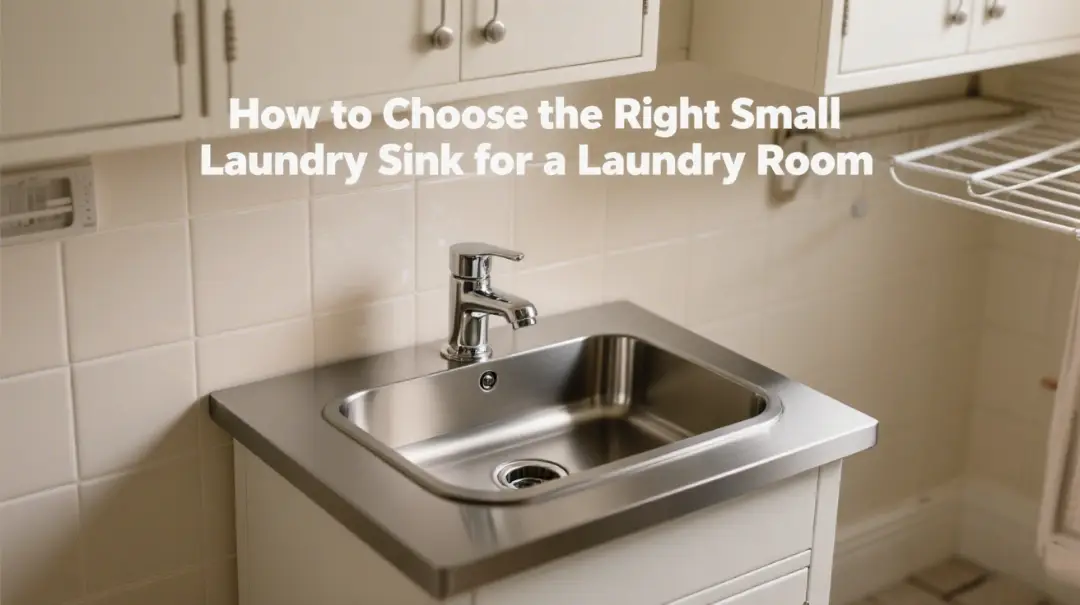 Choose the right small laundry sink for a laundry room