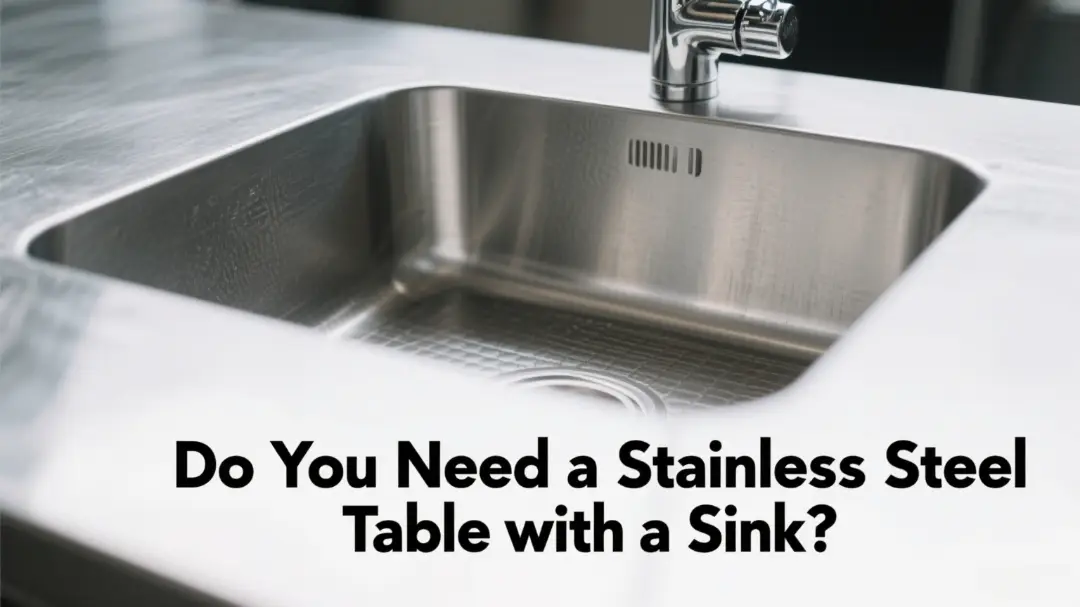 Do You Need a Stainless Steel Table with a Sink