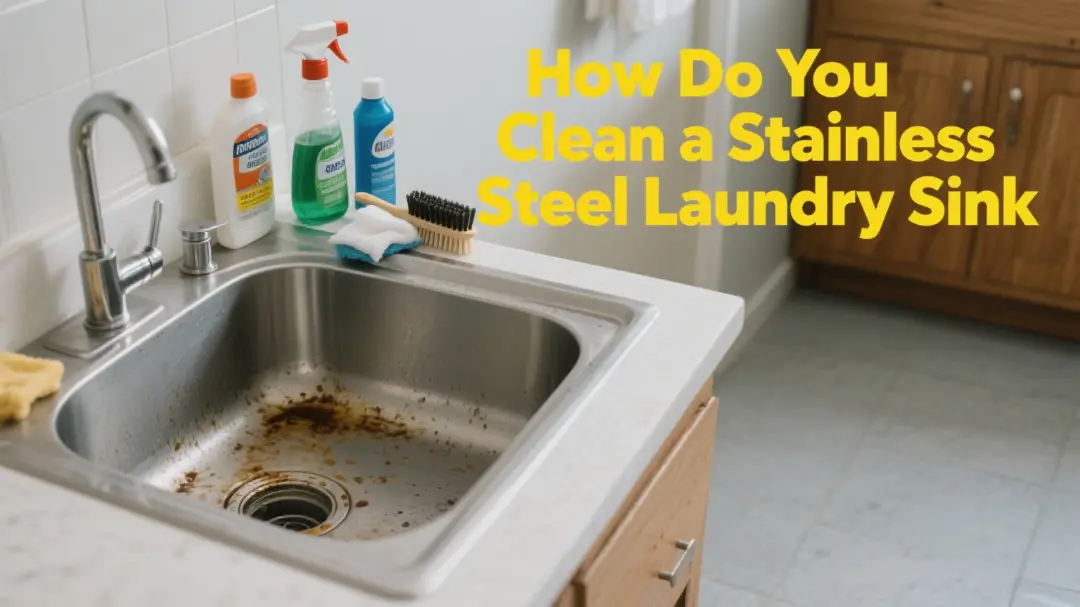 How Do You Clean a Stainless Steel Laundry Sink
