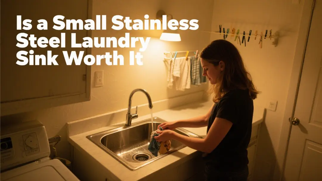 Is a small stainless steel laundry sink worth it