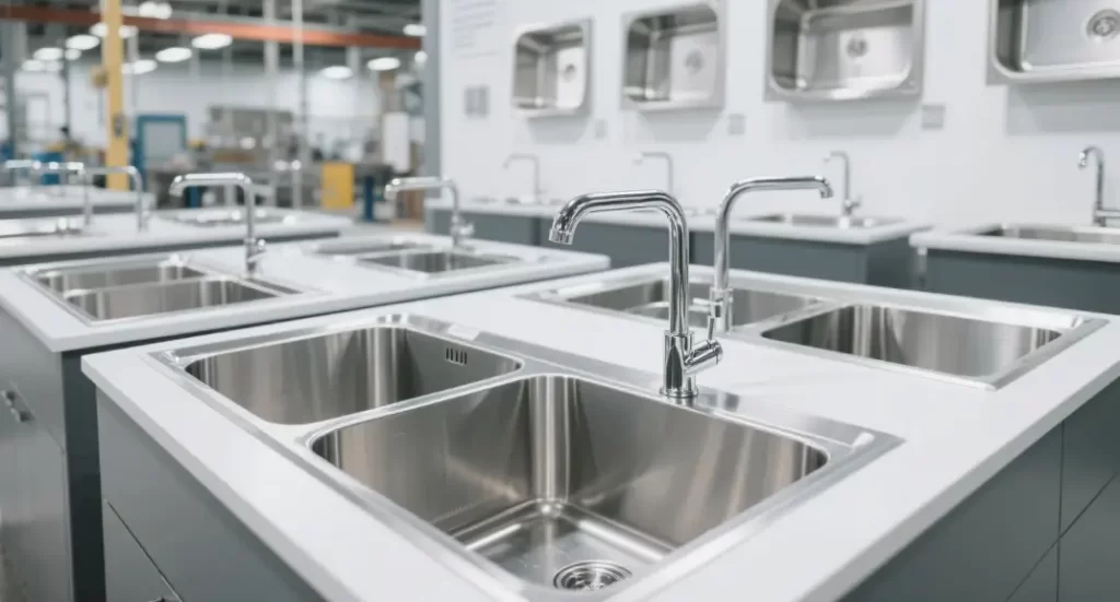 Commercial-grade sinks sourced from trusted factory supplier