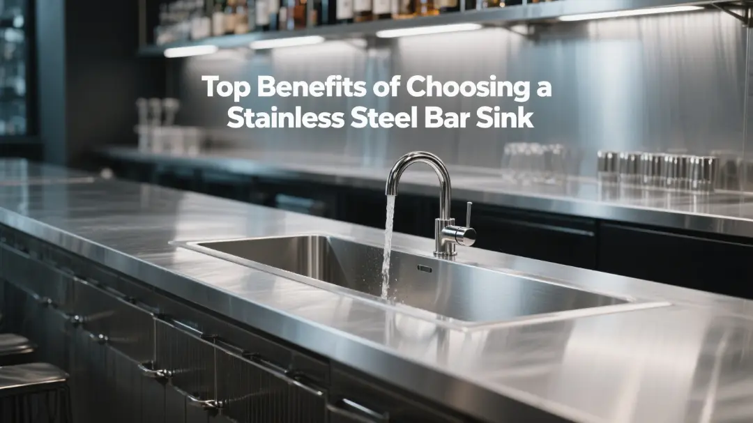 Stainless bar sinks ensure hygiene and long lasting use