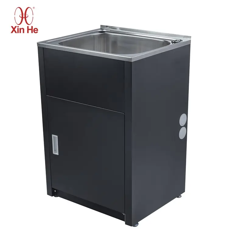 Xinhe showcases premium stainless steel sinks and laundry cabinets at HOTELEX Shanghai 2025 for global buyers