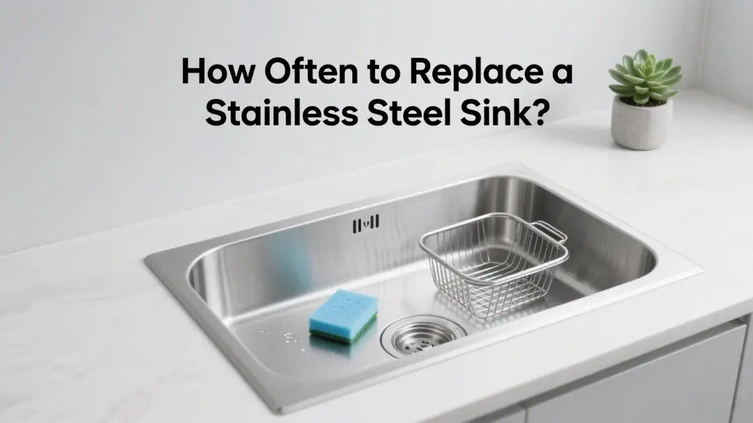 New stainless steel sink