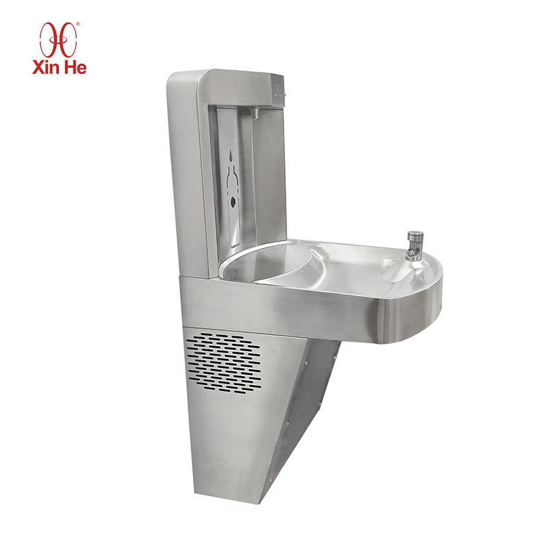 Stainless steel bottle filler fountain