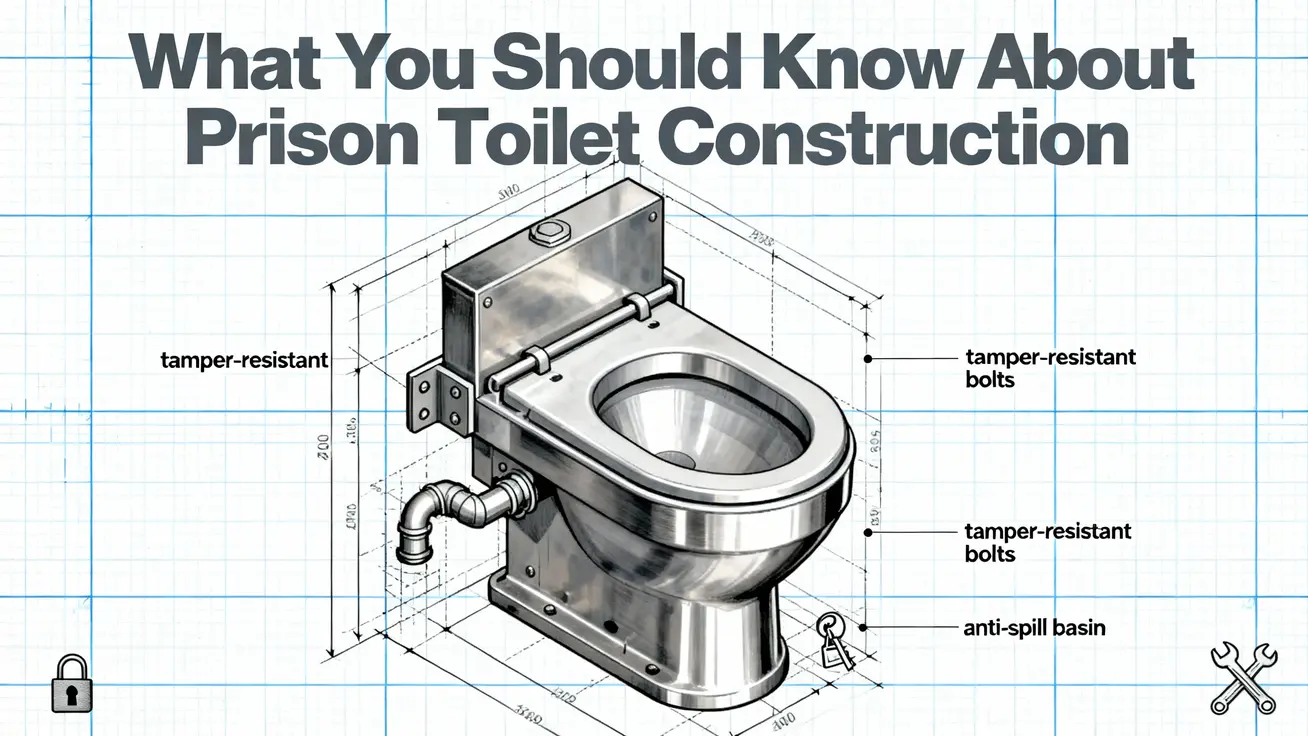 Prison toilet design for public areas