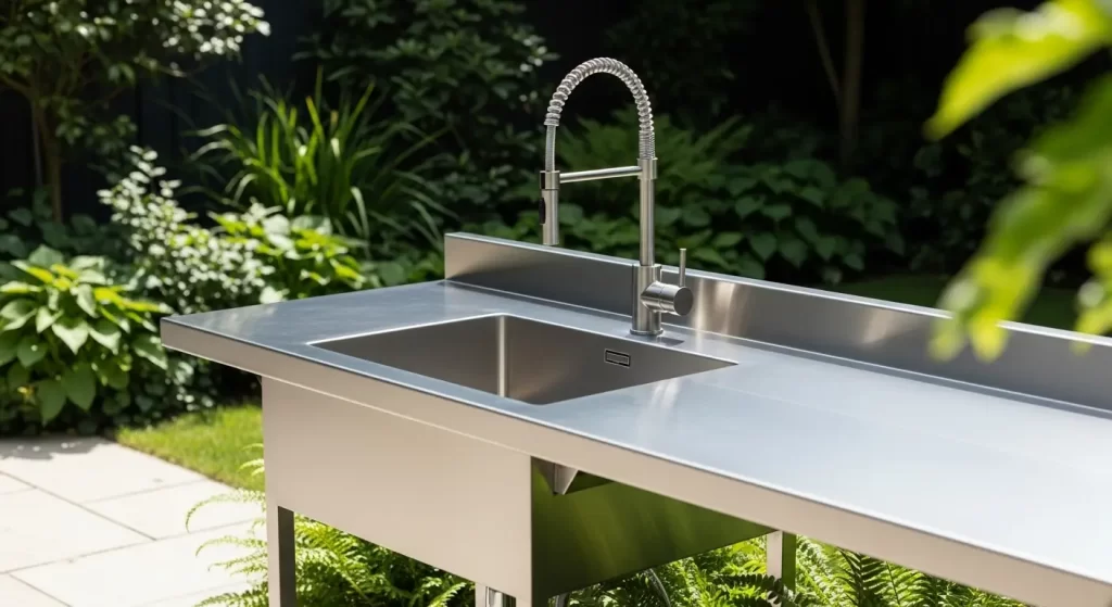 Versatile outdoor utility sink