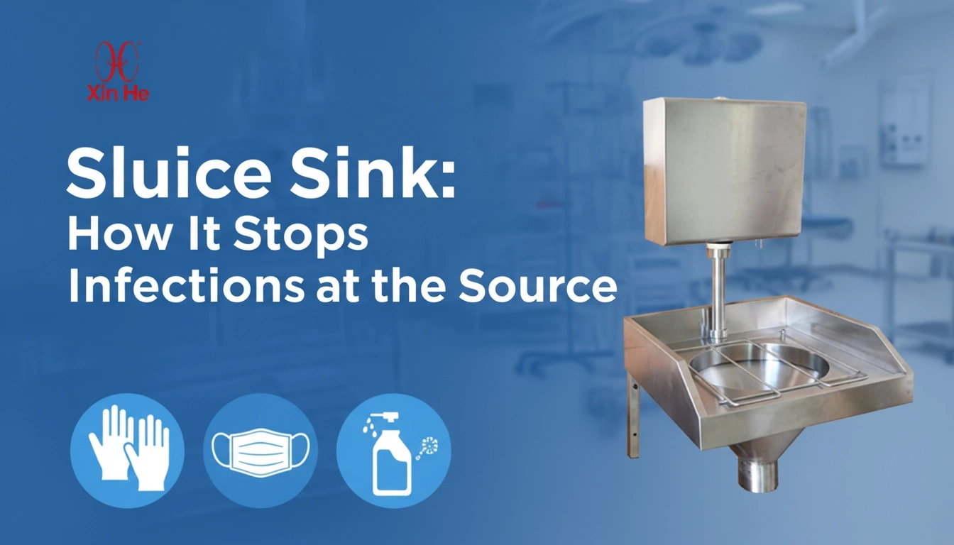 Sluice sink prevents infections