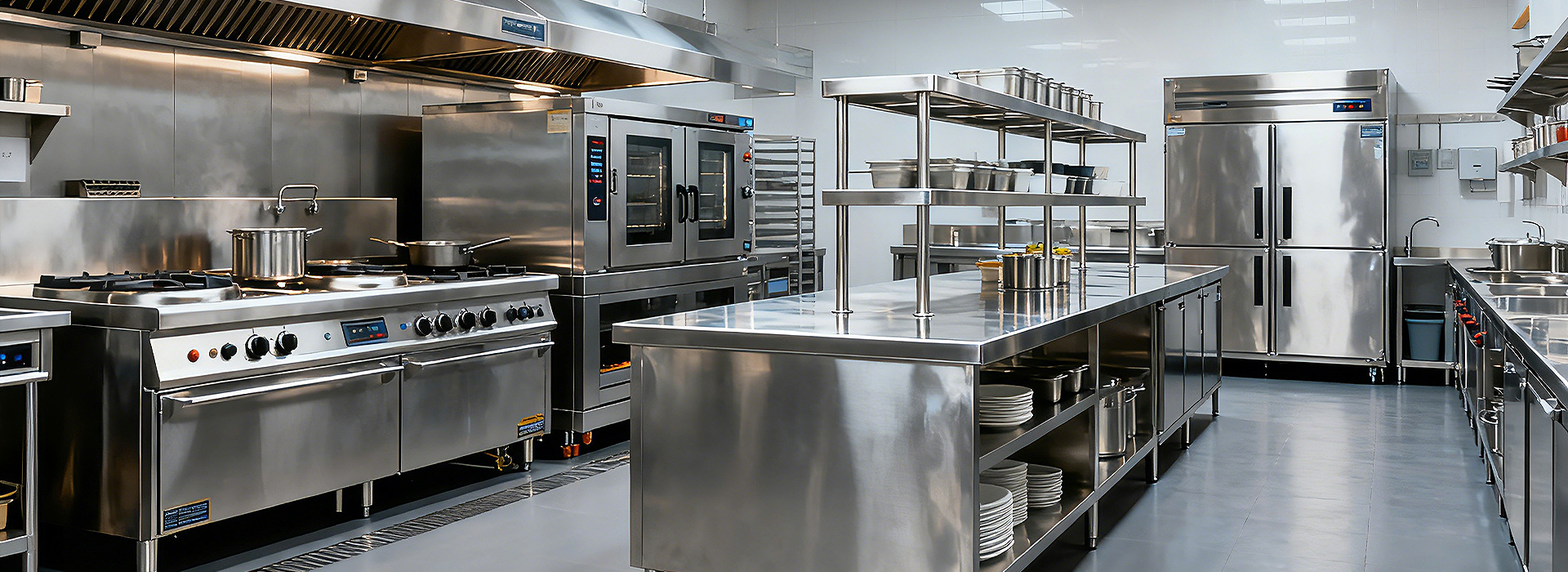 Commercial kitchen sink banner