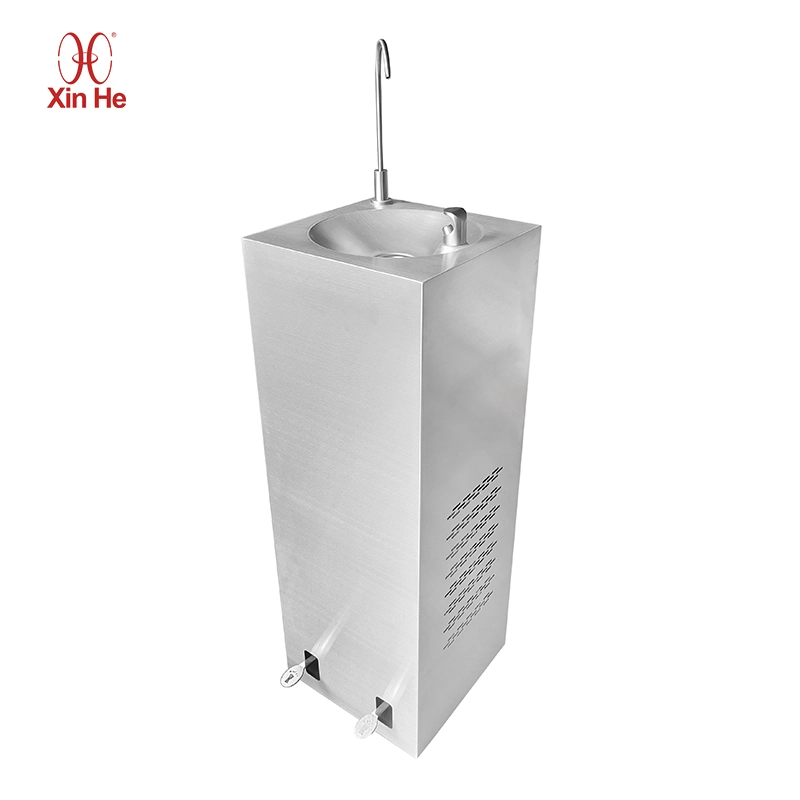 Commercial dual faucet drinking fountain