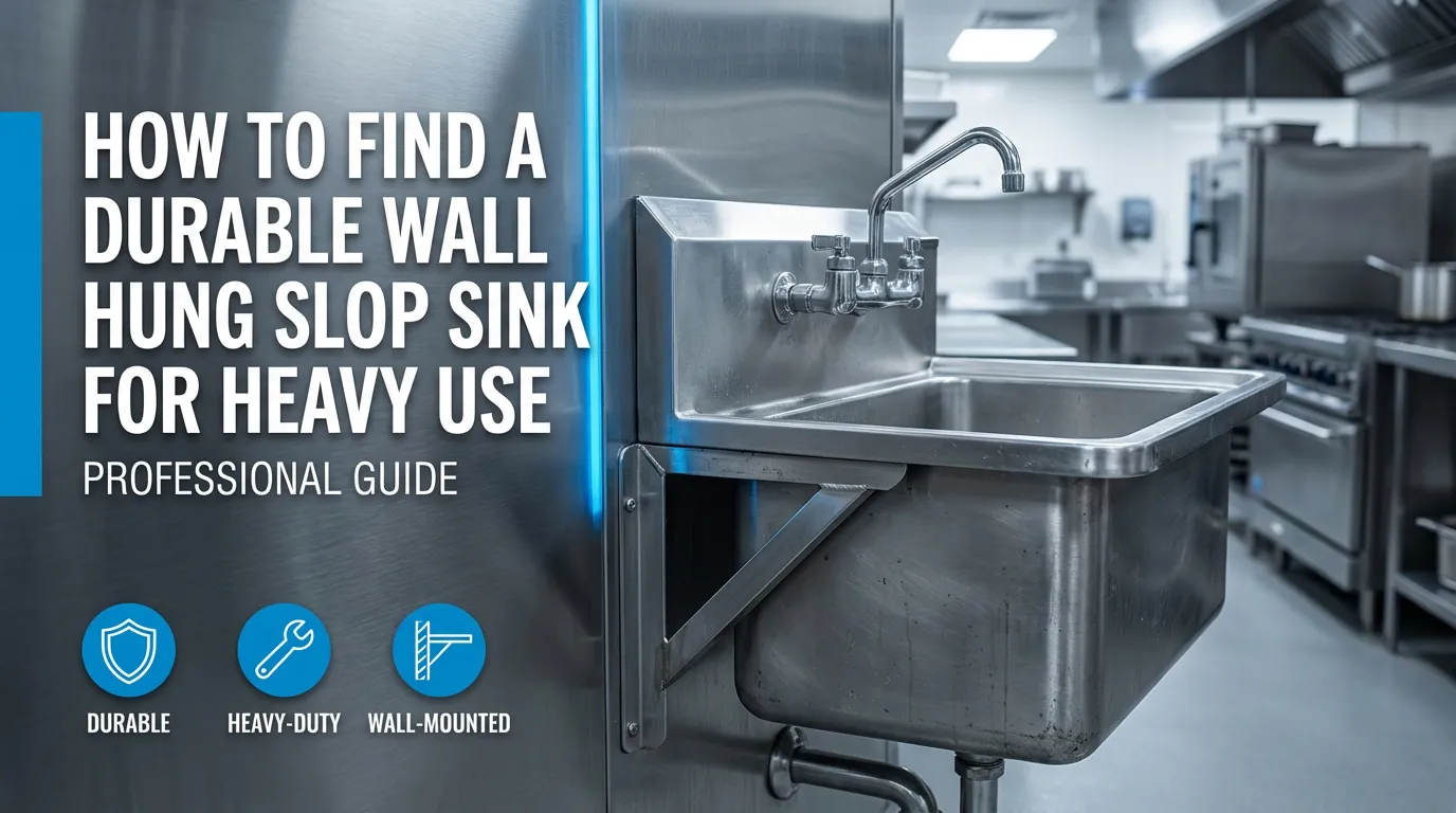 Selecting heavy duty wall hung slop sink