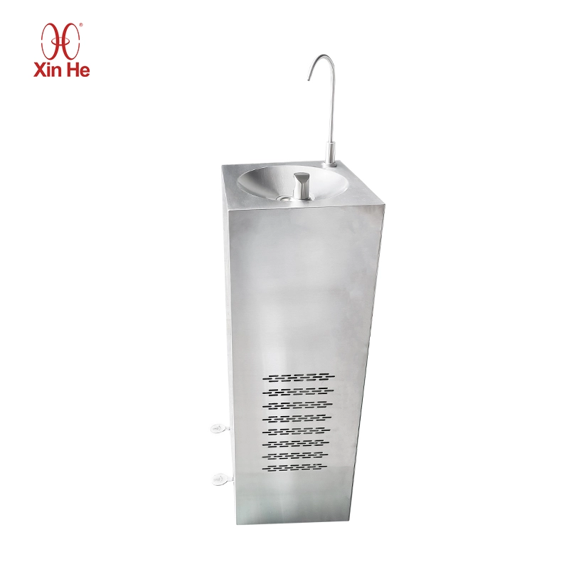 Pedal operated water fountain cooler