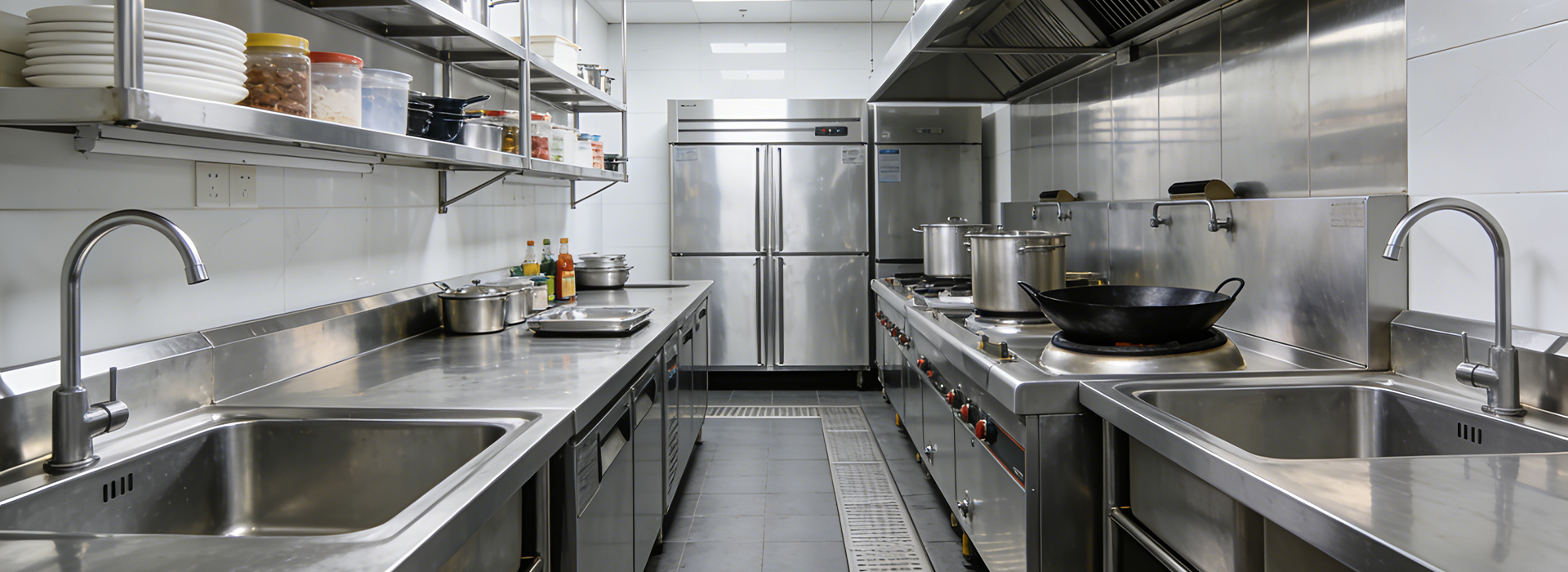 Stainless steel commercial kitchen products