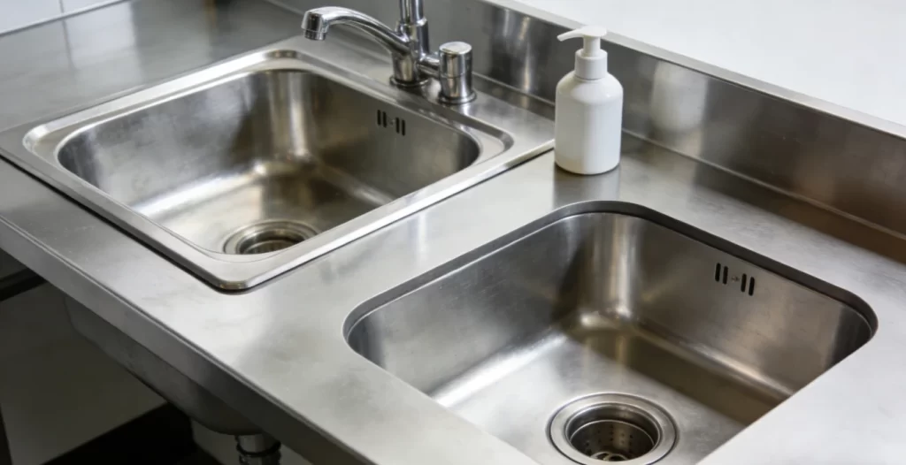 Modern undermount sink example