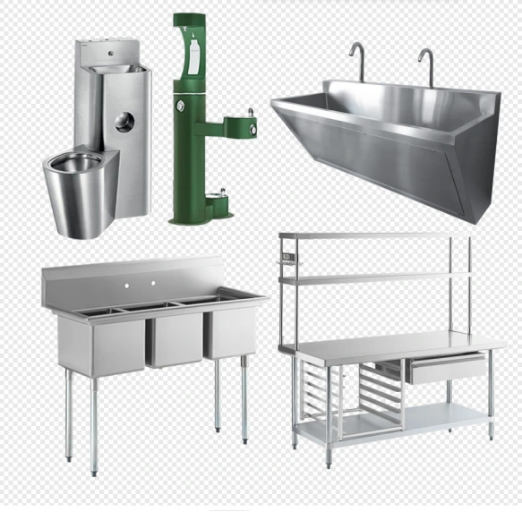 Commercial stainless equipment exhibition showcase