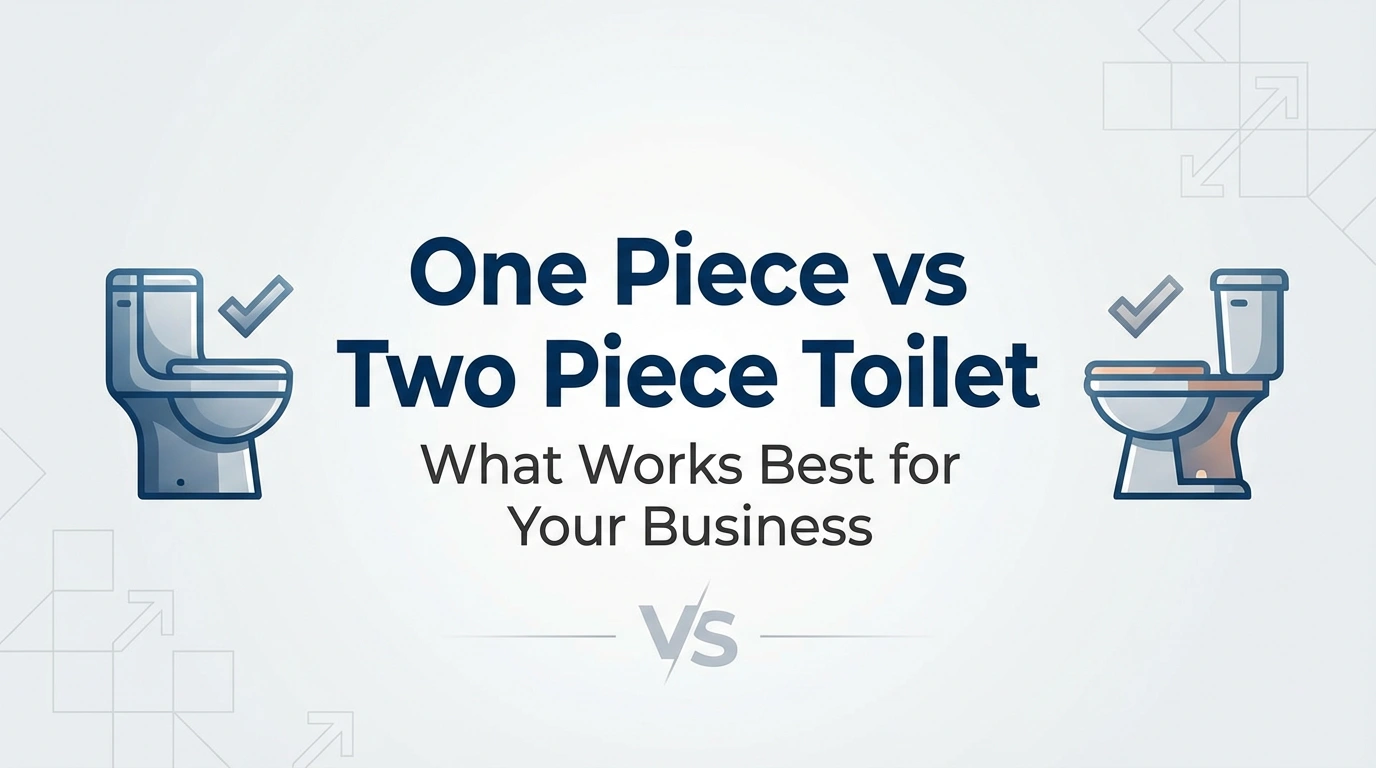 One piece vs two piece toilet comparison
