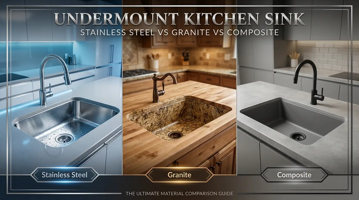 Professional undermount kitchen sink comparison