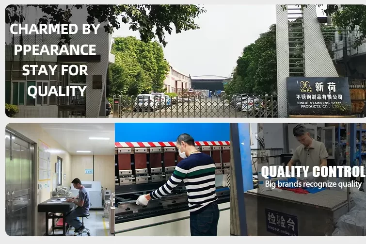 xinhe factory interior and exterior of a durable mop sinks manufacturer, showcasing production strength and quality