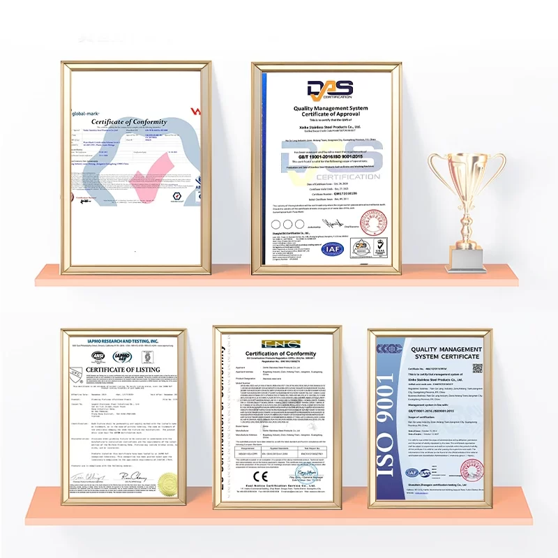 ISO and CE certifications for commercial 3 compartment sink manufacturing