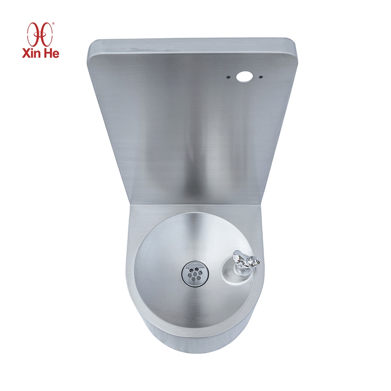 Compact and durable stainless steel indoor drinking fountain made of food-grade 304/316 material