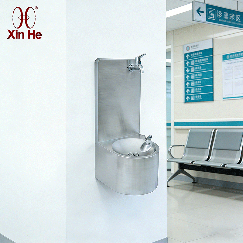 Stainless steel indoor water dispensers suitable for public places