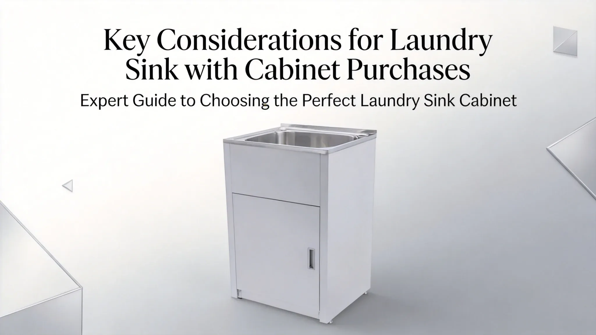 Modern laundry sink with cabinet combo by xinhe