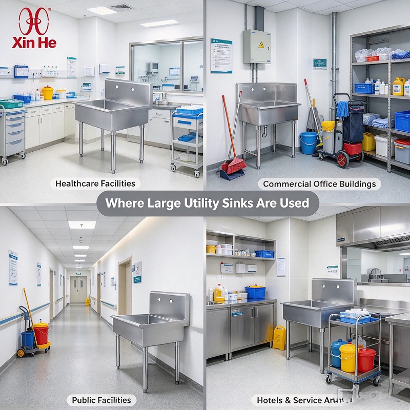 large utility sink application